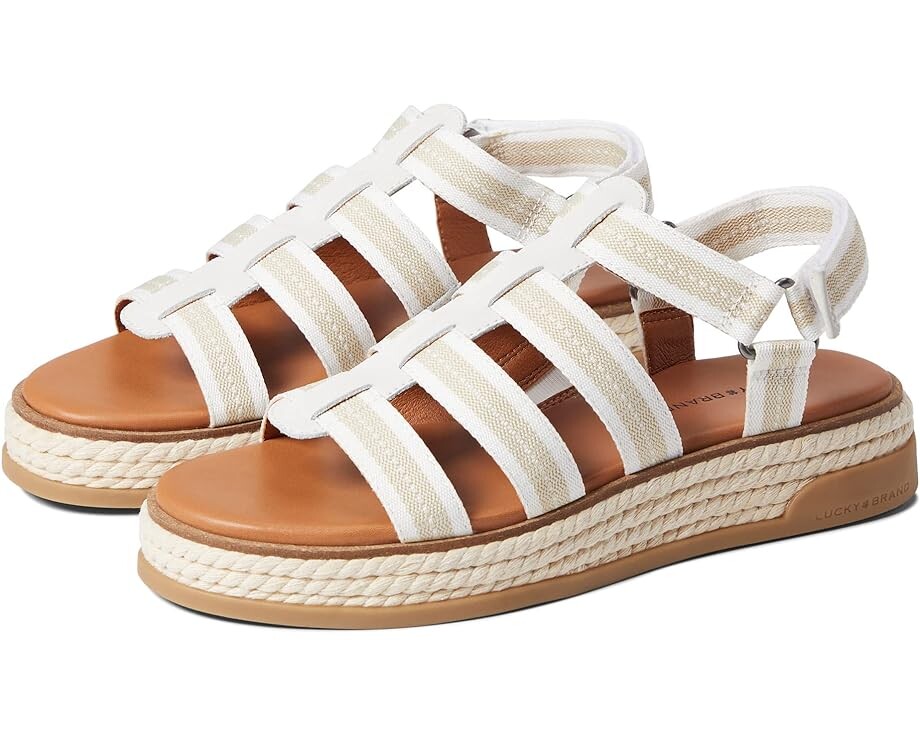 

Сандалии Lucky Brand Emliey, цвет White/White