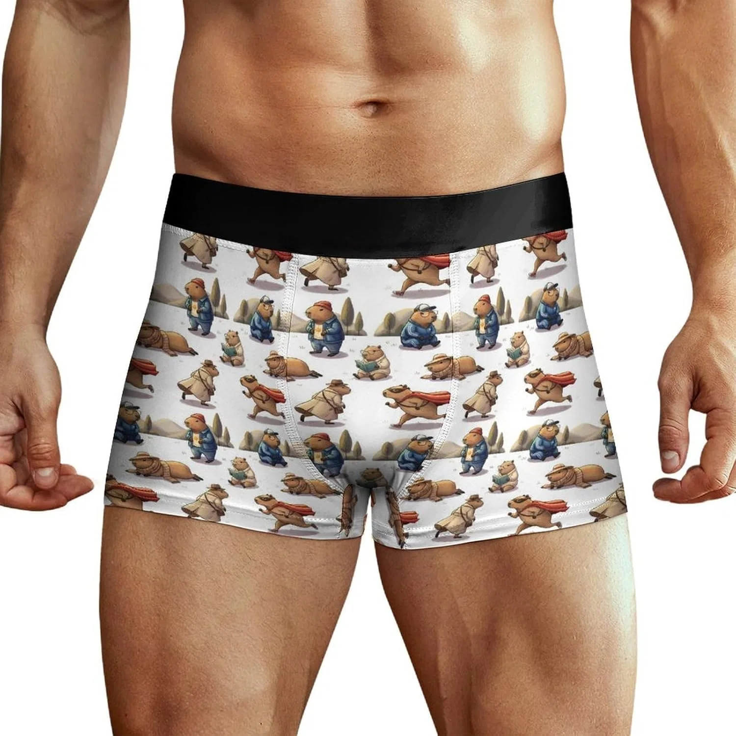 Боксеры с капибарой, Underwear, Capybara Interesting Poses
