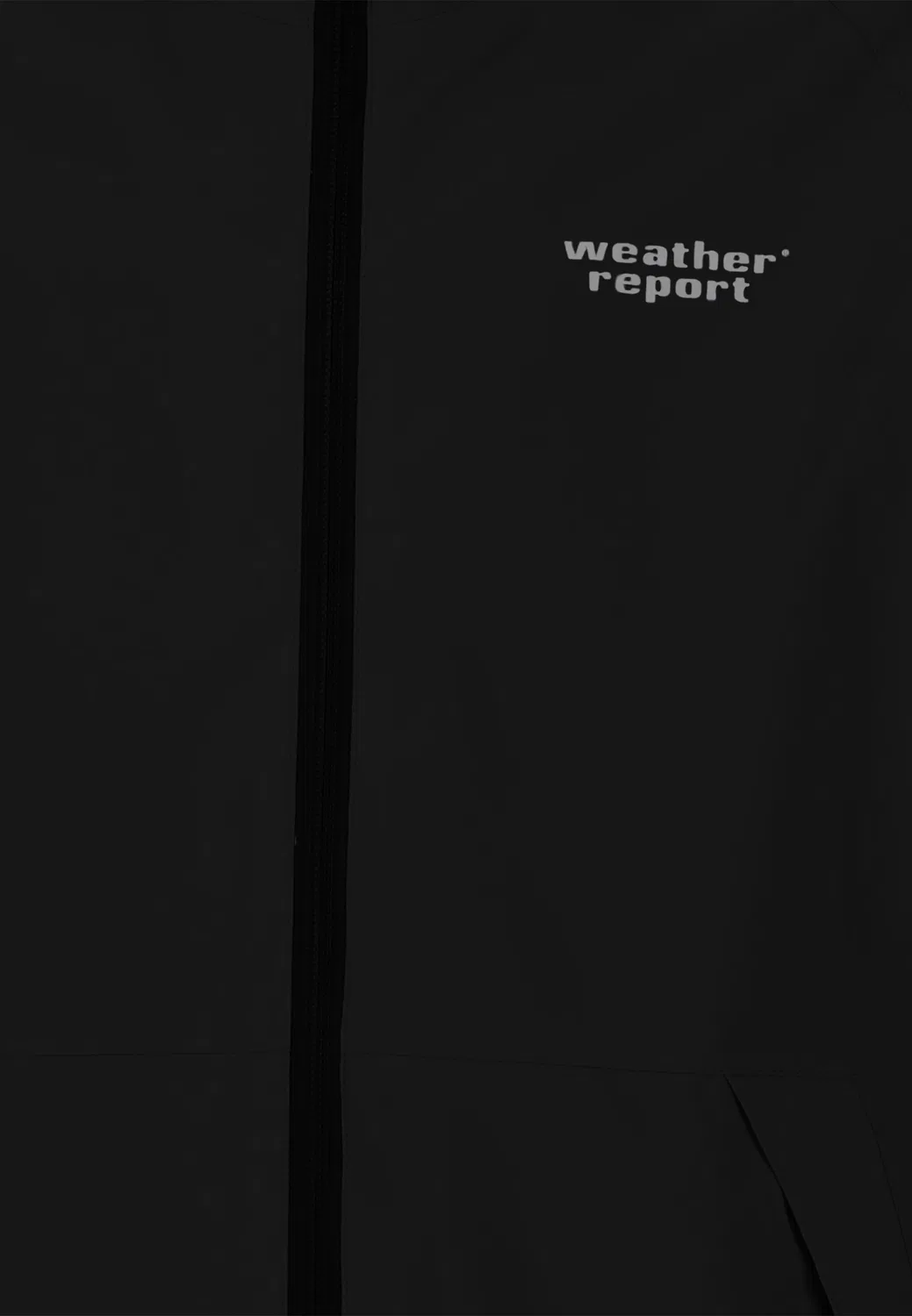 Детская дождевая куртка с водонепроницаемой мембраной Weather Report, black — фото 3