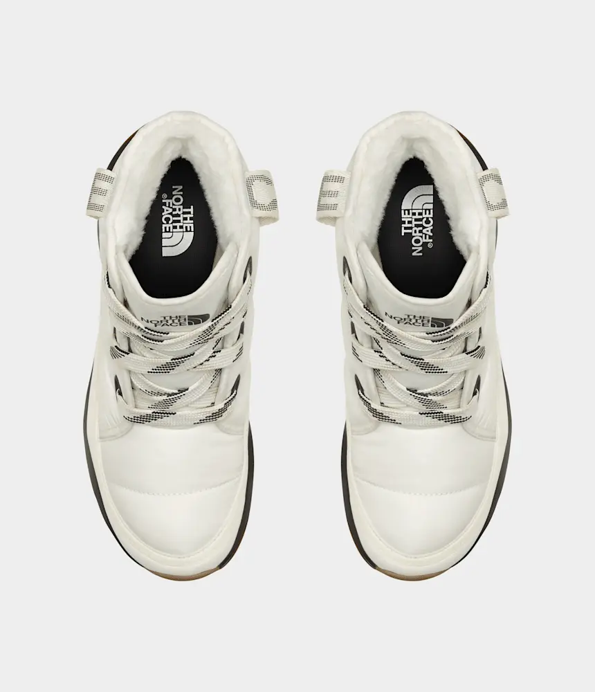 Женские водонепроницаемые ботинки THERMOBALL Lace Up Luxe The North Face, Gardenia White/TNF Black — фото 2