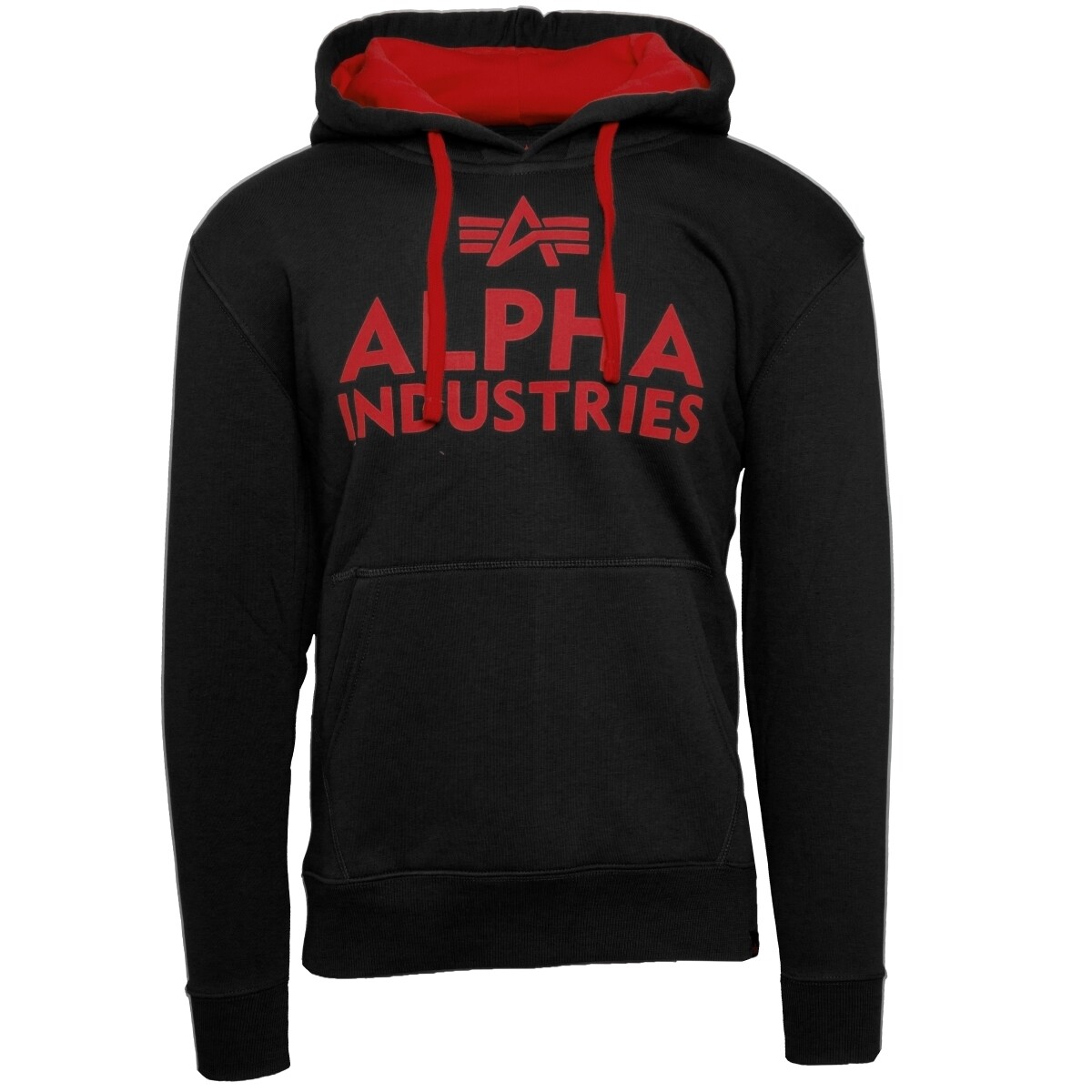 

Толстовка Alpha Industries Kapuzenpullover Foam Print Hoodie, черный