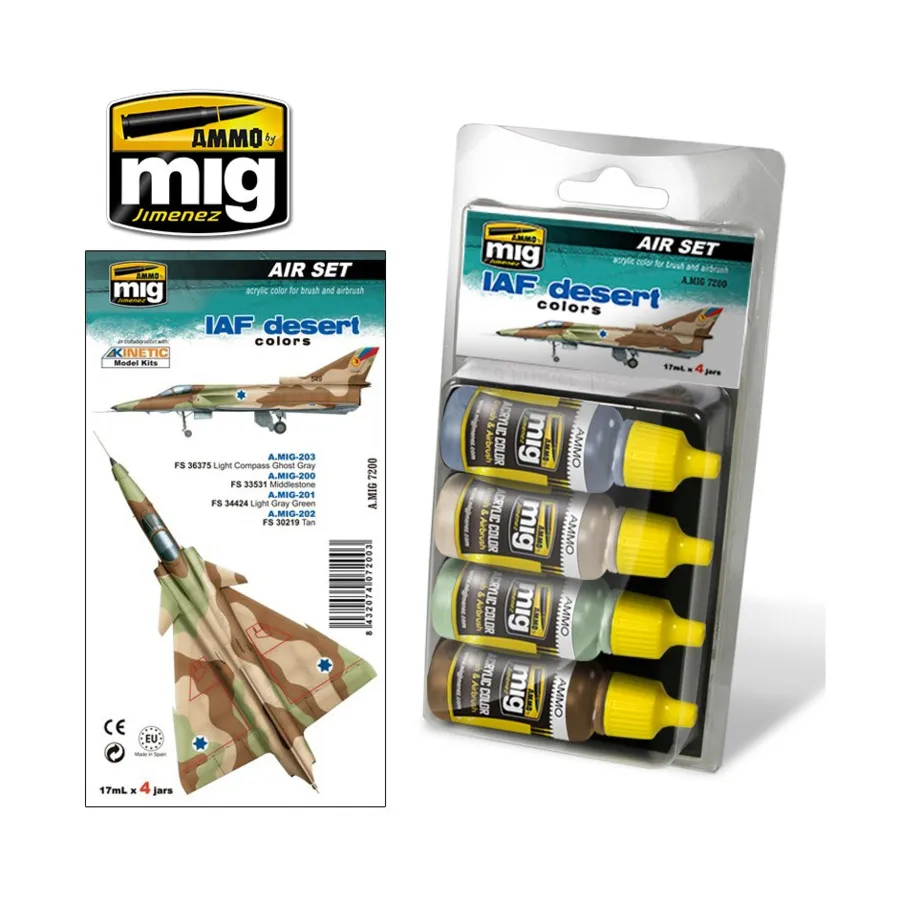 

Цвета пустыни IAF, Acrylic Paint Sets