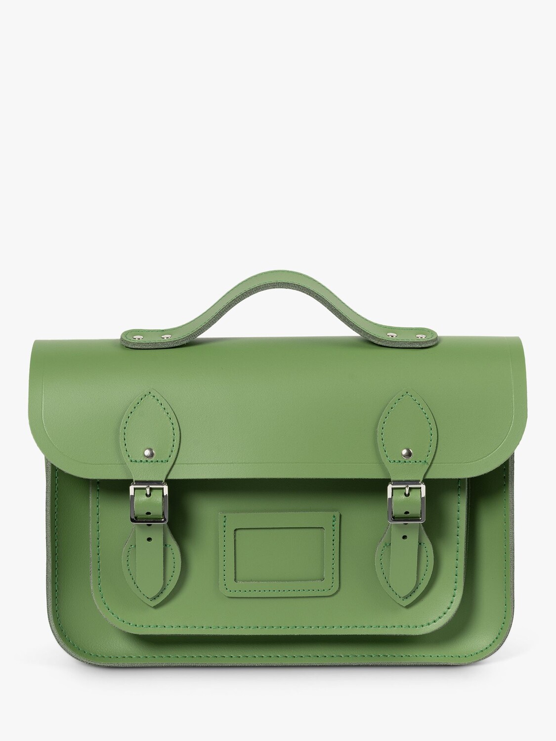 

Кожаная сумка Cambridge 13 дюймов The Cambridge Satchel Company, хизер грин