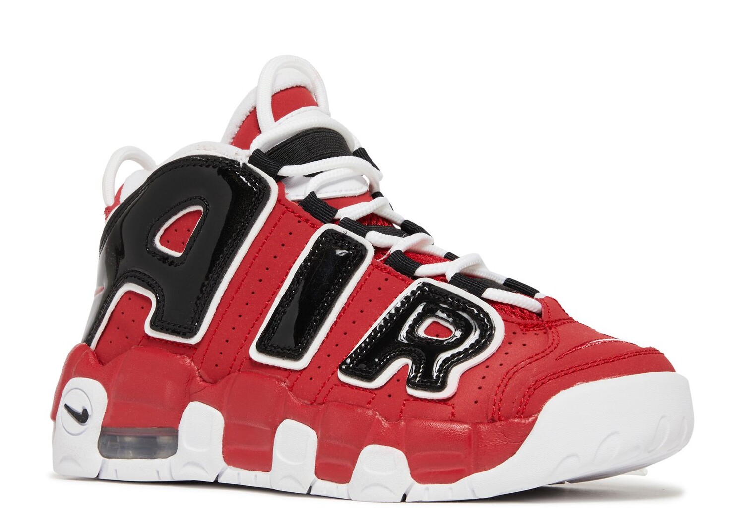 Кроссовки детские Nike Air More Uptempo '96 Ps 'Bulls', красный — фото 2