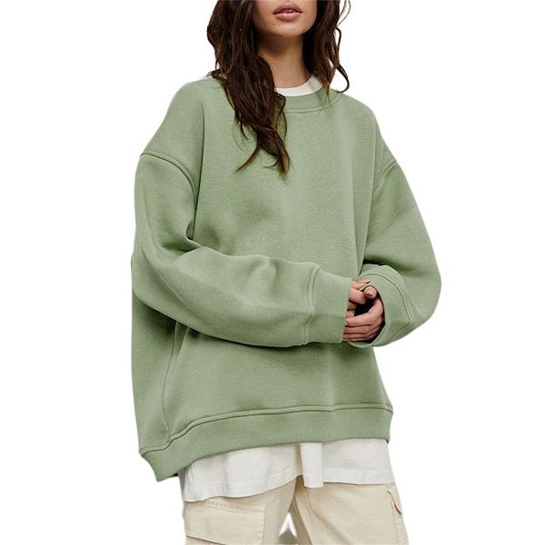 

Женский оверсайз свитшот с длинным рукавом Yesfashion, Green, Серый, Женский оверсайз свитшот с длинным рукавом Yesfashion, Green