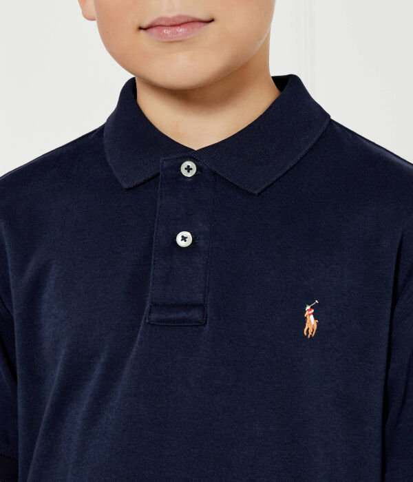 Рубашка поло Regular fit Polo Ralph Lauren, синий — фото 4