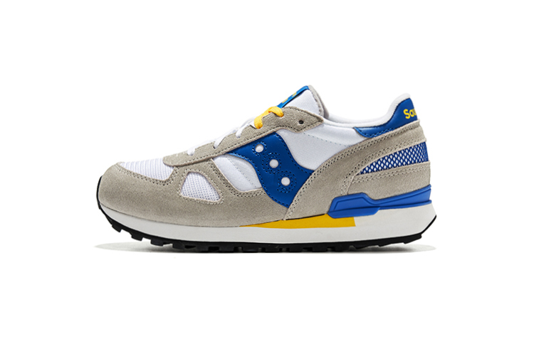 Shadow Original Low Top Беговые кроссовки Серый Белый Детские Saucony, серый белыйсиний