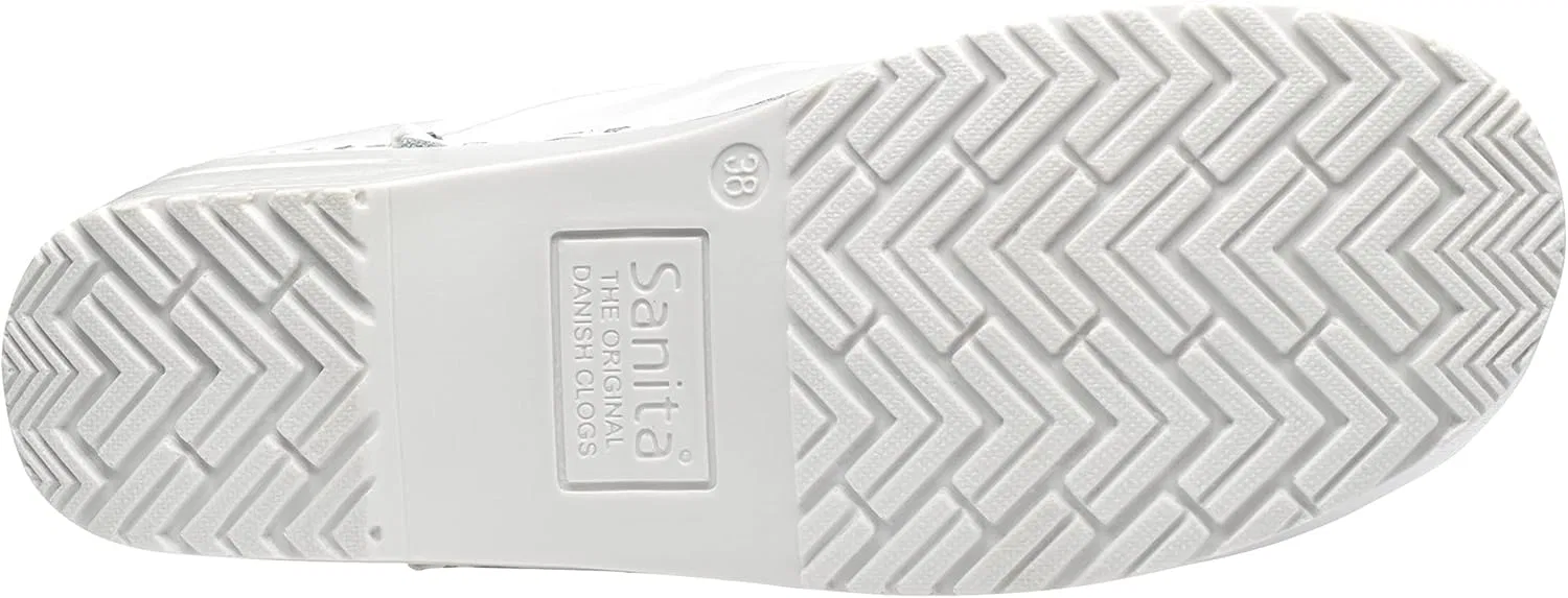 Мужские закрытые сабо Sanita Professional, оригинальная ручная работа, гибкая кожа, White — фото 4