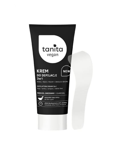 

Крем для депиляции тела 3в1 с углем, 150 мл Miraculum, Tanita Vegan
