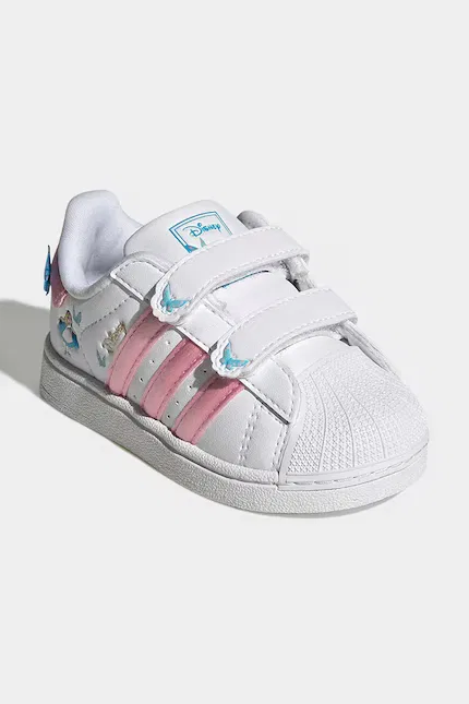 Кроссовки детские Disney Superstar II Adidas Originals, белый — фото 2