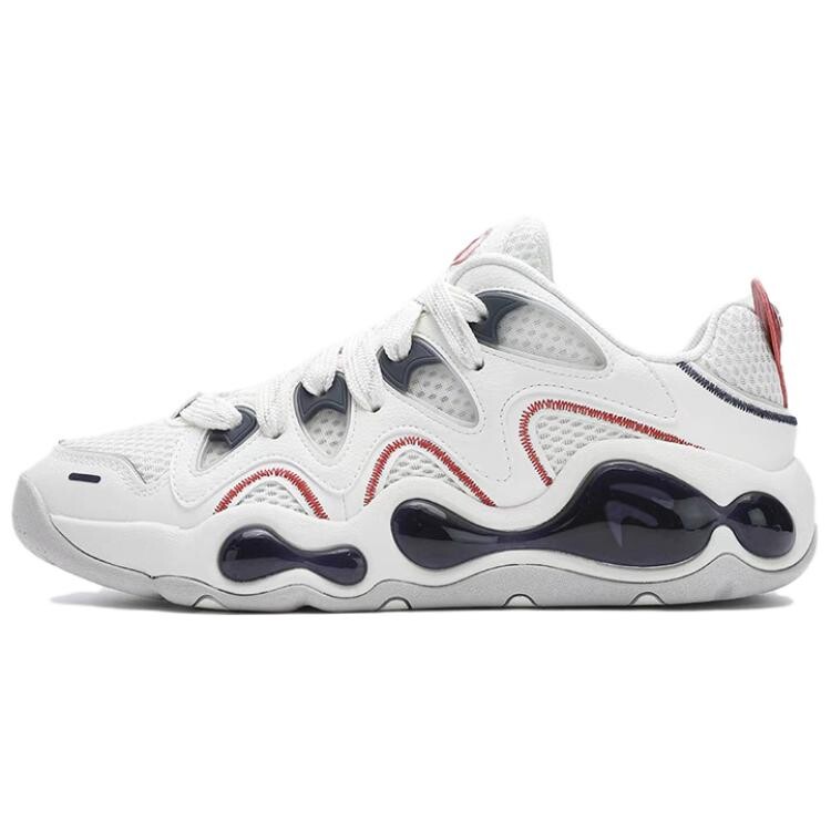 

Кроссовки FILA FUSION VERTICAL Vintage Basketball Shoes Men Low-top White/Red, белый/красный