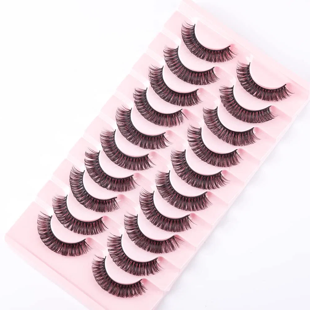 Набор из 10 пар многоразовых накладных ресниц «Russian Strip Lashes» Fandiq — фото 4