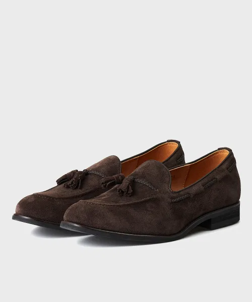 Мужские лоферы JOSEPHT DRUCKER BROWN [CALF SUEDE] — фото 2