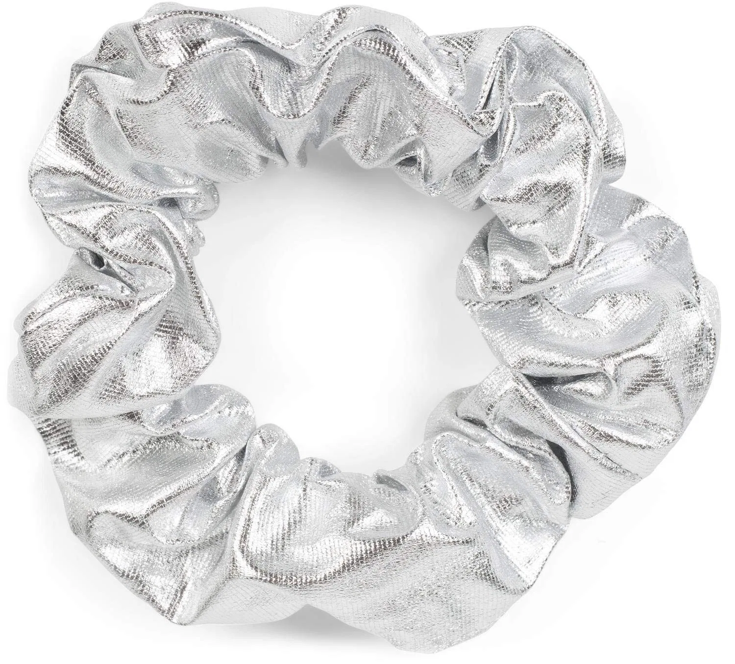 Женская резинка для волос styleBREAKER XXL в стиле ретро, серебристый металлик Stylebreaker, Metallic Silver