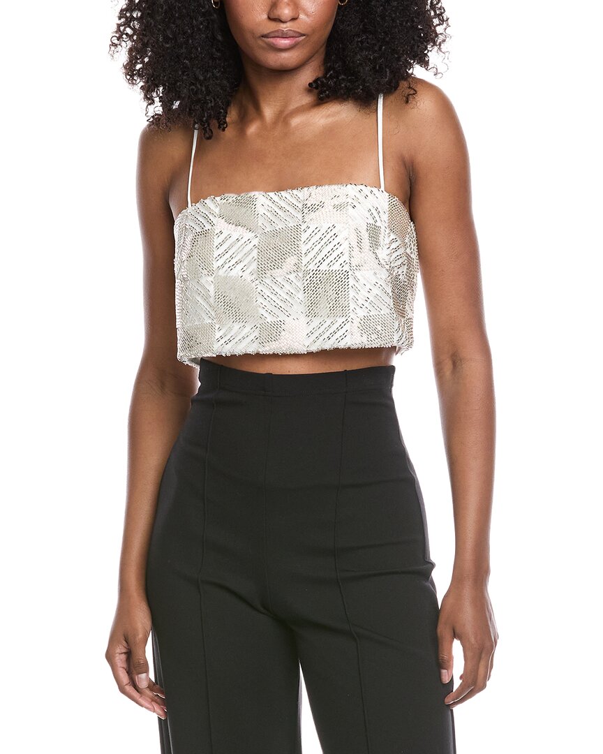 

Топ-бандо Рами Брук Чейз Ramy Brook, серебряный