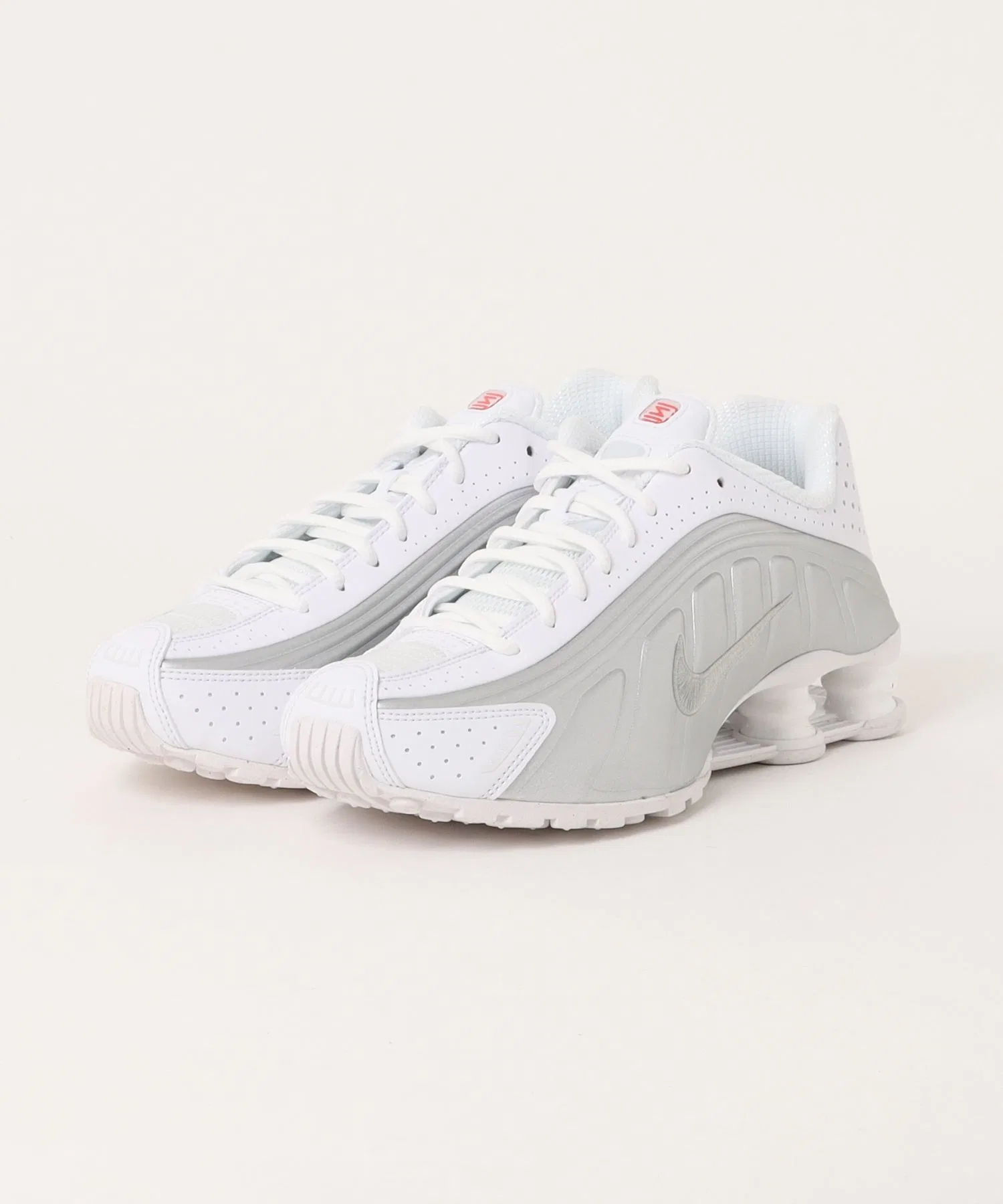 Мужские кроссовки NIKE SHOX R4 белые