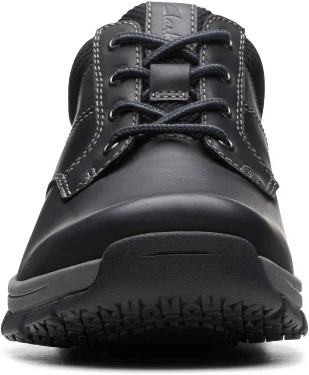 Мужские туфли Clarks Walpath LowOxford, Black Leather — фото 4