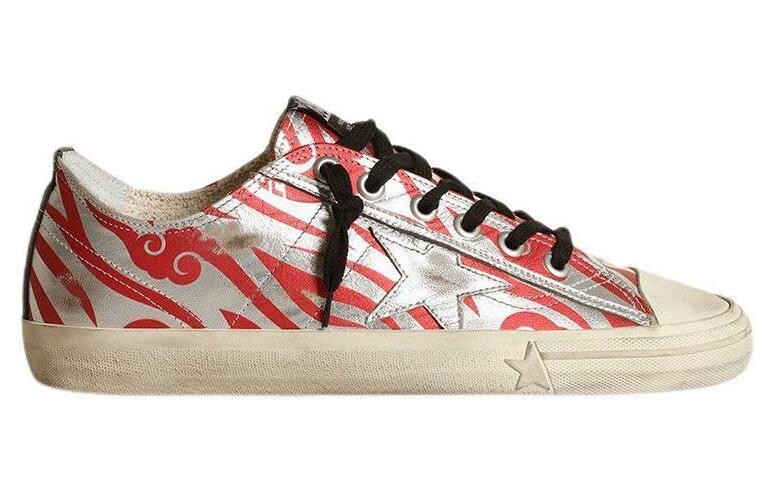 Кроссовки для скейтбординга V-Star мужские, низкие, красные Golden Goose — фото 2