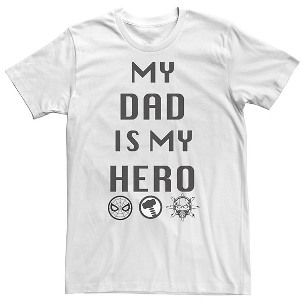 

Футболка Big & Tall Avengers "My Dad Is My Hero" Marvel