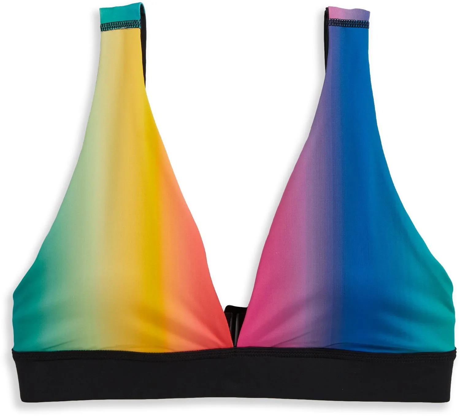 

Обратимый топ для купальника с глубоким вырезом TomboyX, Melting Rainbow