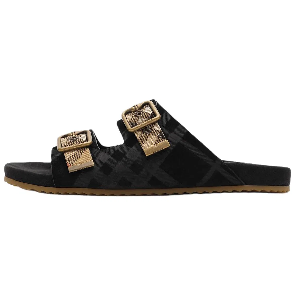 Сандалии-слайды Burberry Black