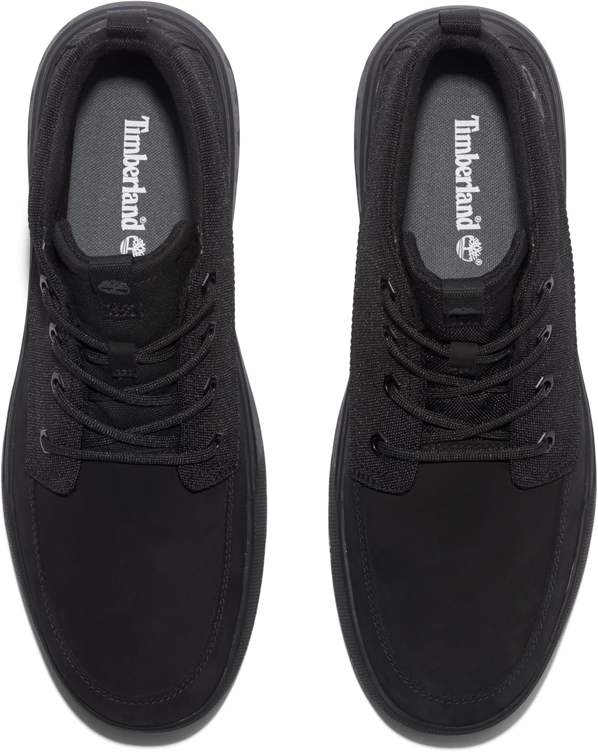 Timberland мужские кроссовки Maple Grove Mid Lace-up, Blackout Nubuck — фото 3