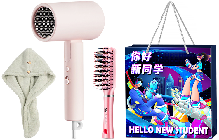 

Фен для волос Mi, Powder includes hair dryer cap + styling brush + gift bag