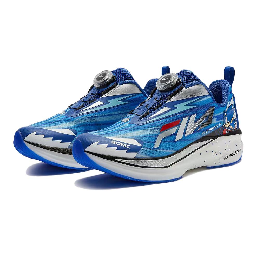 Детские кроссовки SONIC x Low Top, цвет морской волны FILA KIDS, темно-синий — фото 3