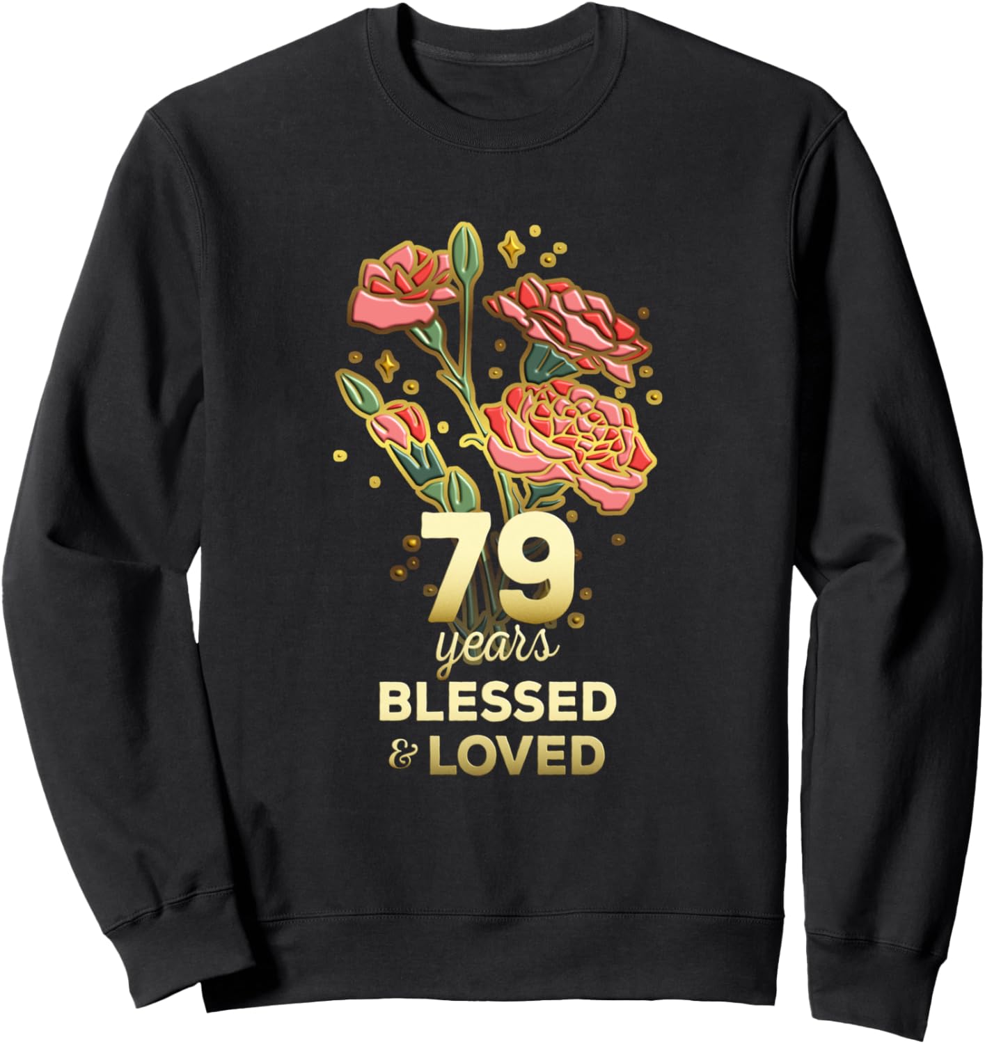 

Толстовка с надписью «79-й день рождения: цветы, благословенные и любимые», для мамы и бабушки, черная Omg Its My Birthday Happy Birthday Shirts, Черный, Толстовка с надписью «79-й день рождения: цветы, благословенные и любимые», для мамы и бабушки, черна