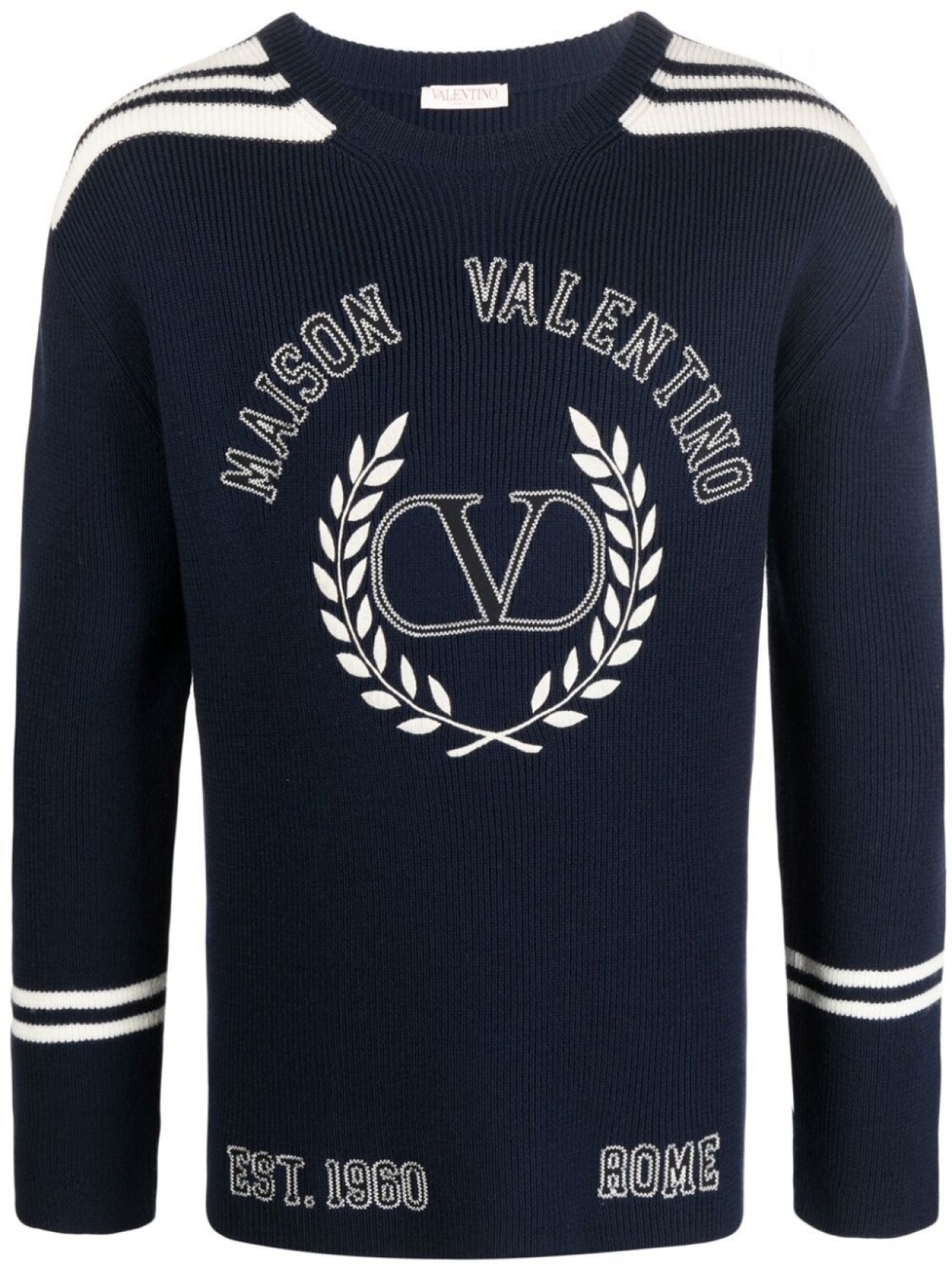

Valentino Garavani джемпер с вышитым логотипом, синий