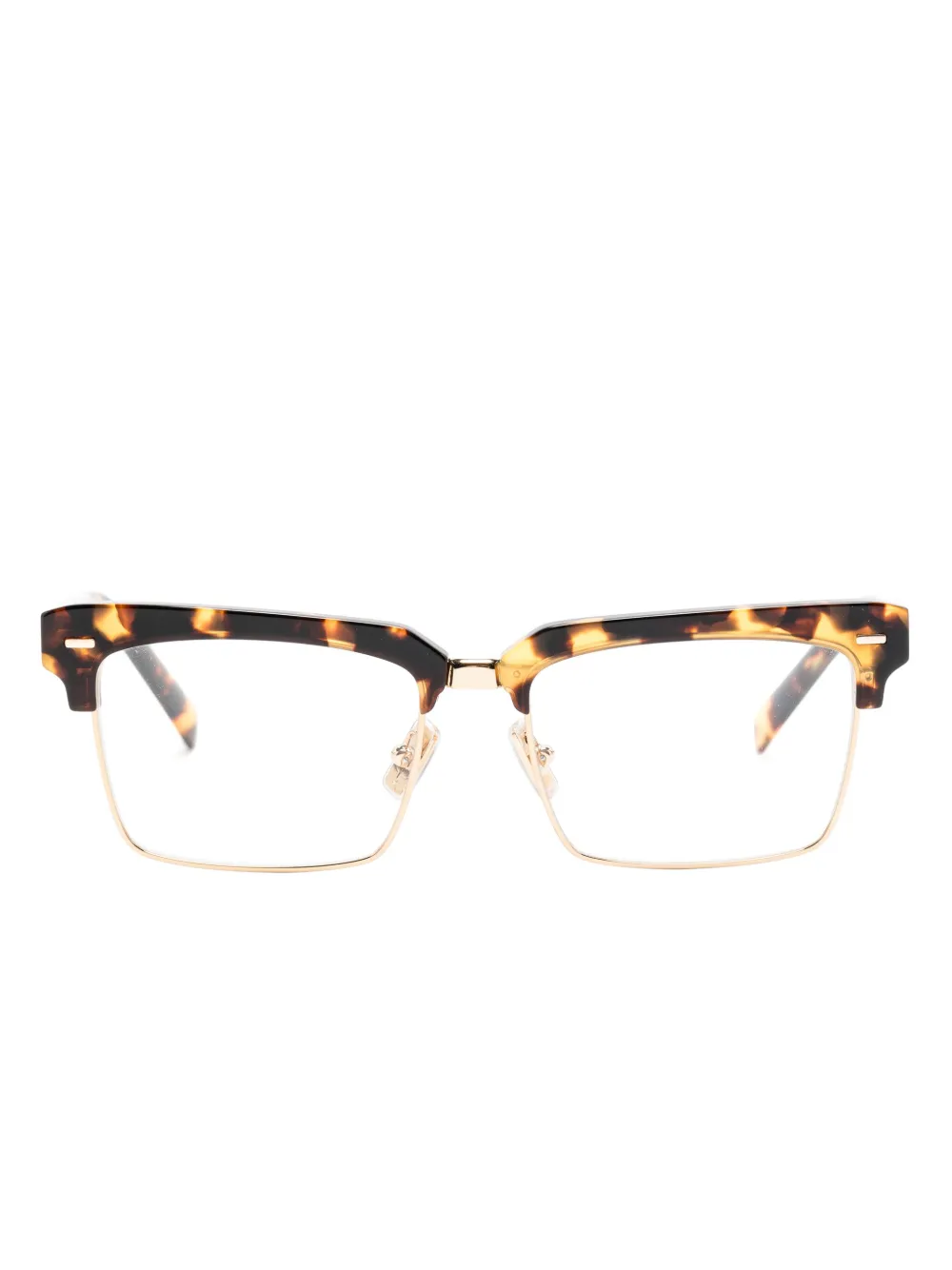 

Очки MU11XV в квадратной оправе Miu Miu Eyewear, коричневый