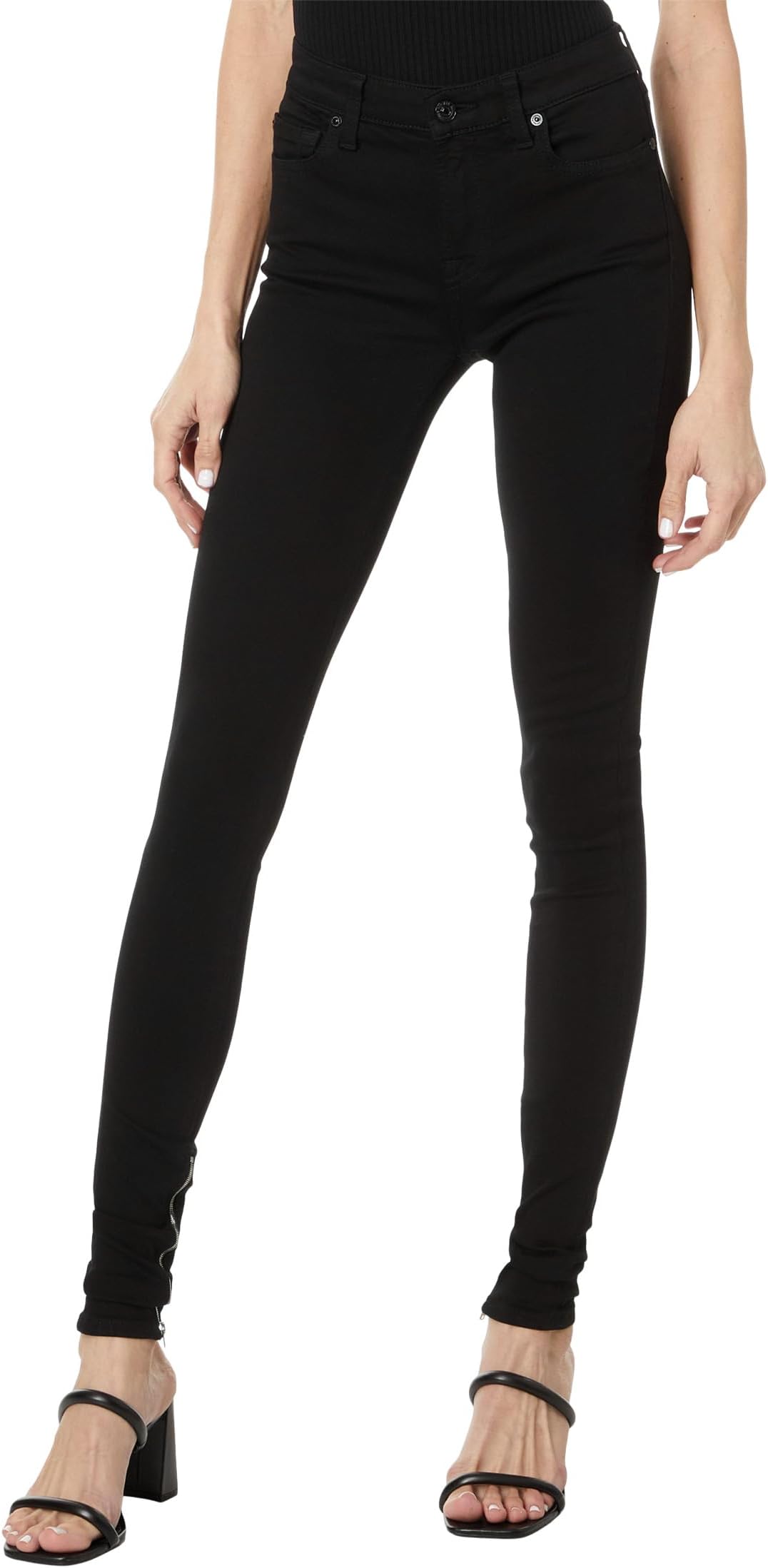 

Джинсы 7 For All Mankind Anna Skinny in Gloom, цвет Gloom