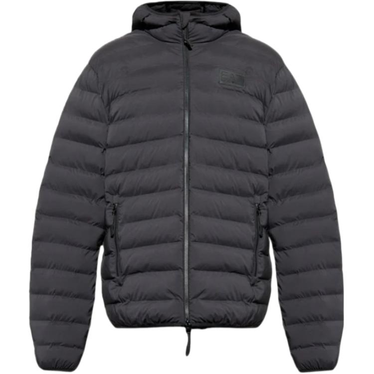 

Куртка-бомбер с молнией и нашивкой ea7 EMPORIO ARMANI, черный