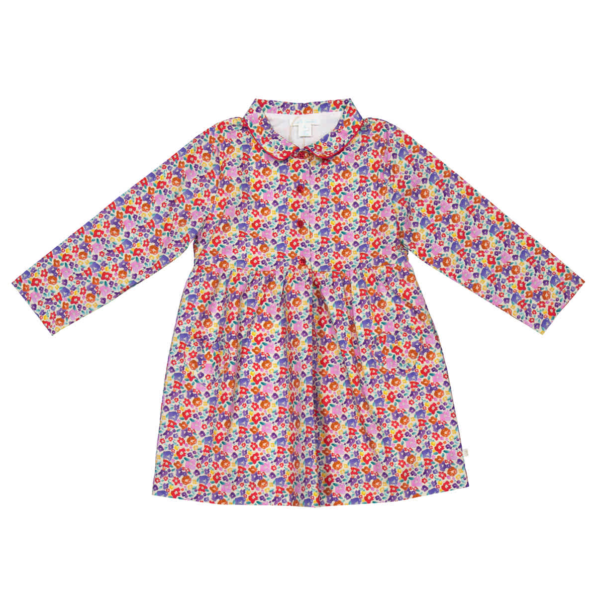 

Marie Chantal Kids Осеннее платье Olympia Floral, мультиколор