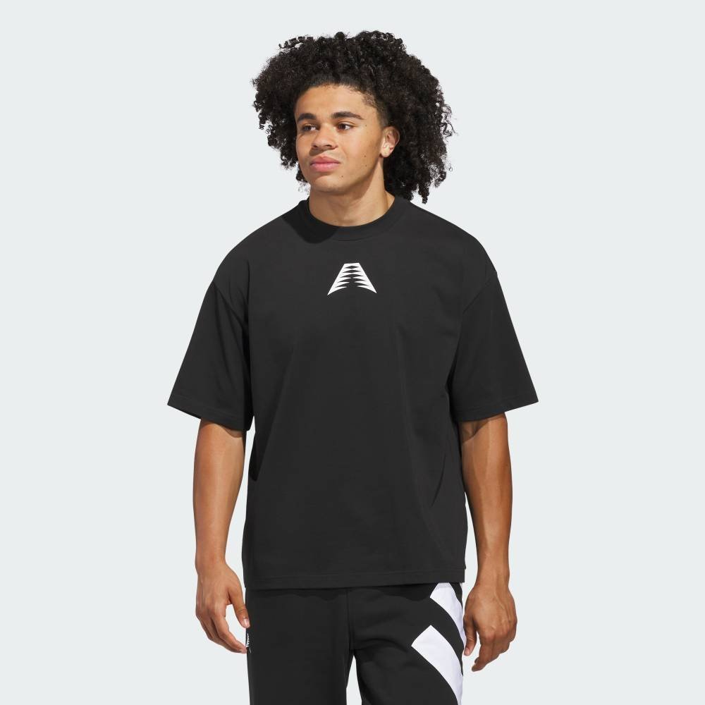 Футболка с коротким рукавом Anthony Edwards BELIEVE THAT Adidas, black