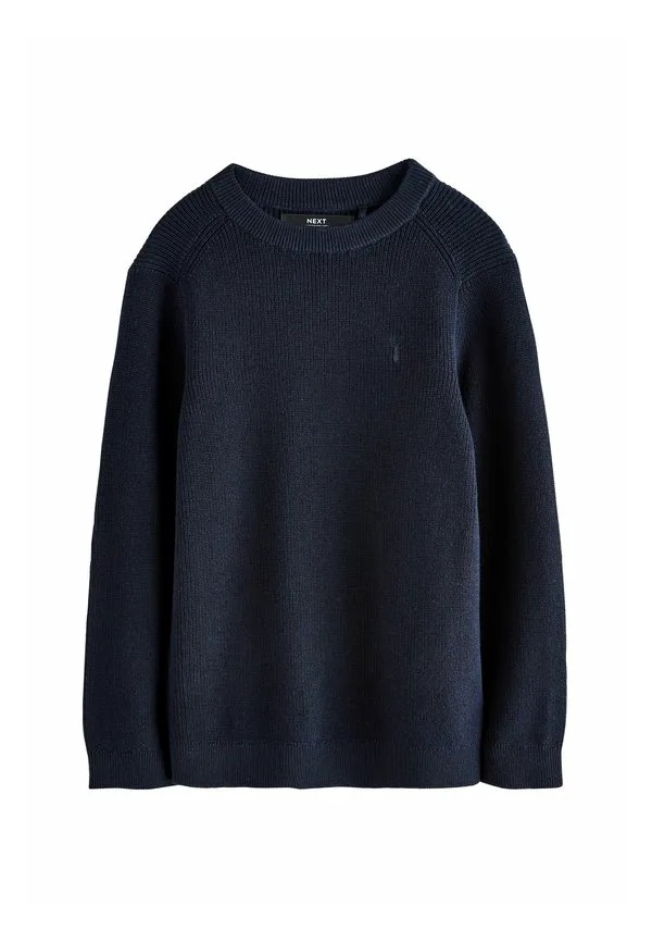 Джемпер с круглым вырезом и оленьим кроем Next, Navy Blue