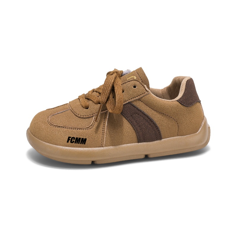 

Нескользящие износостойкие низкие повседневные кроссовки для детей FCMM, коричневый