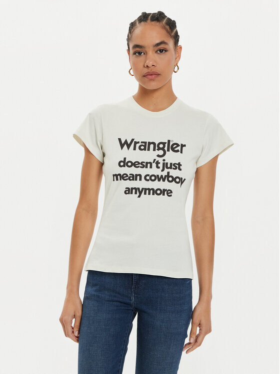 

Футболка узкого кроя Wrangler, белый