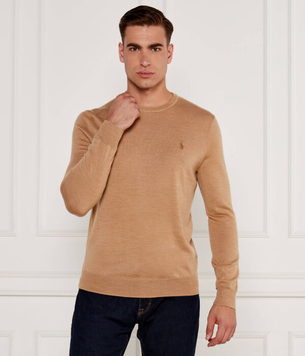 

Свитер шерстяной Polo Ralph Lauren Slim Fit, бежевый