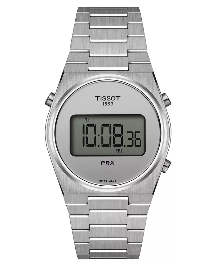 

Унисекс-часы PRX Digital со стальным браслетом, 35 мм Tissot