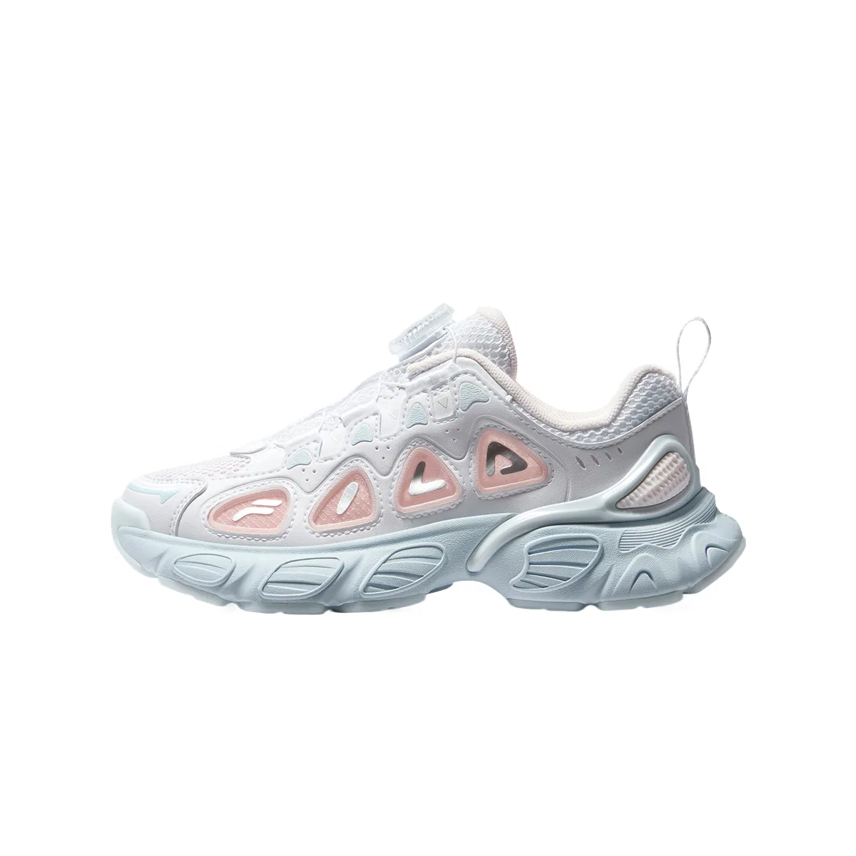 Кроссовки детские из искусственной кожи и текстиля Low top FILA KIDS, FILA White/Subtle Pink