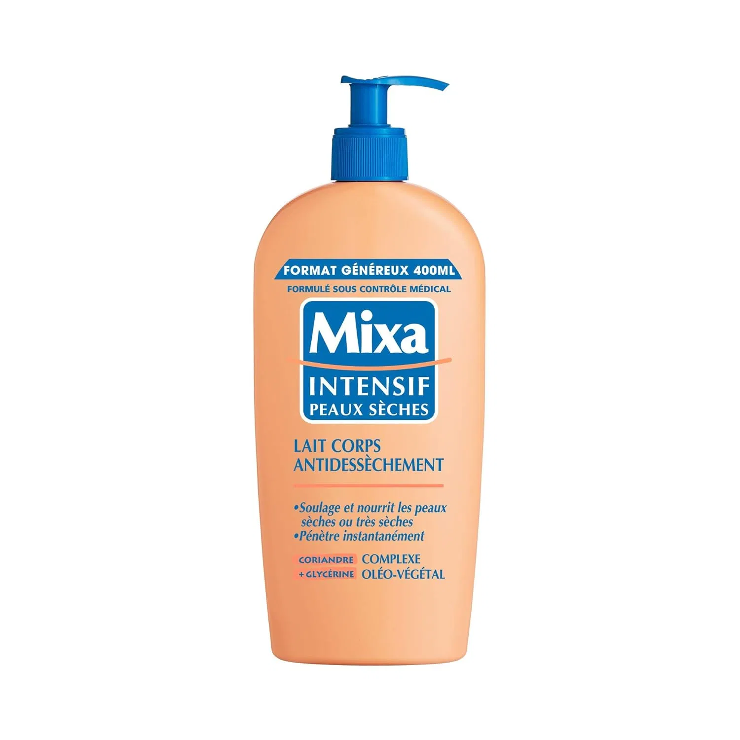 Молочко для тела Mixa Intensif Dry Skin, 2 x 400 мл Mixa