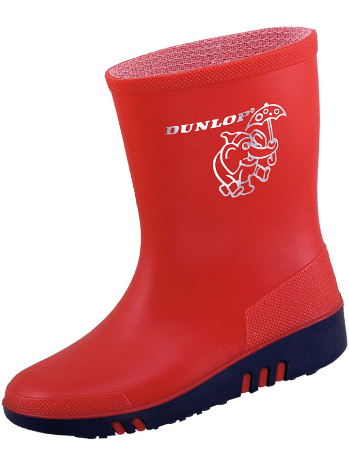 

Резиновые сапоги Dunlop, красный