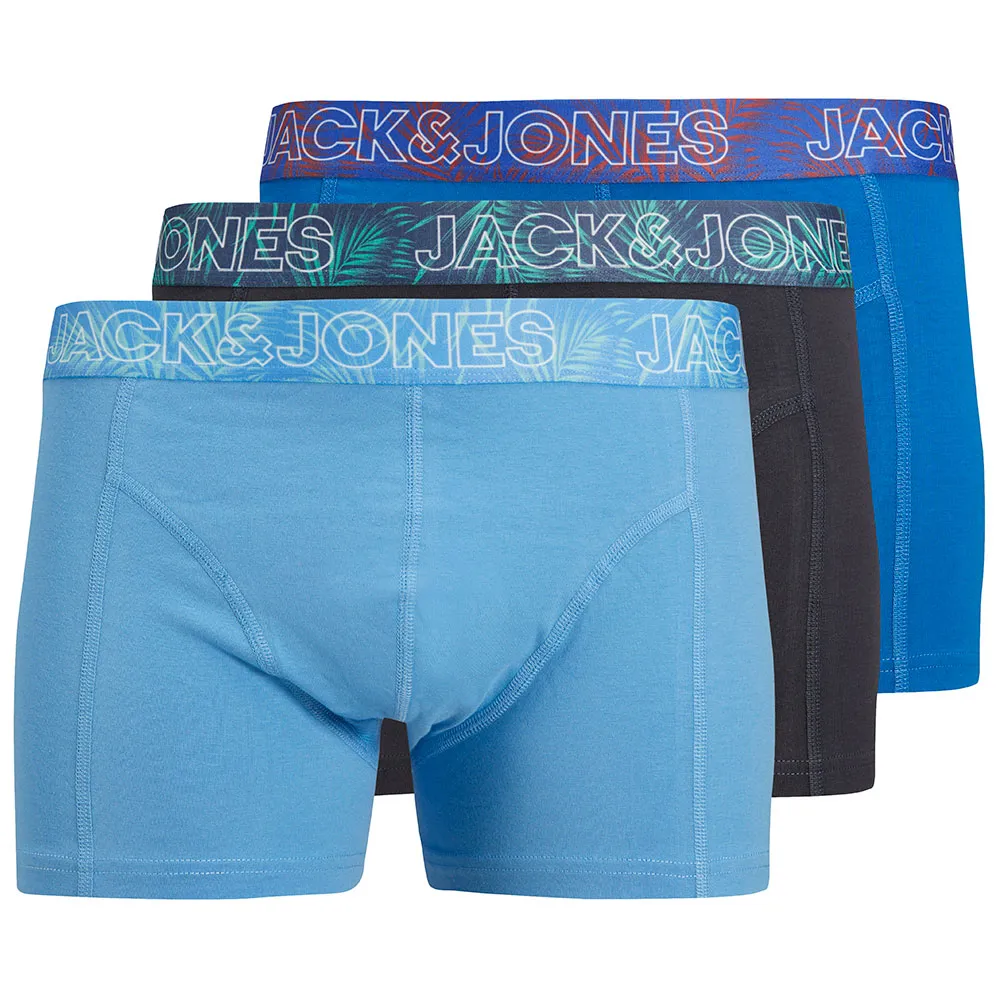 

Боксеры 3 шт Jack & Jones Pete Solid, синий