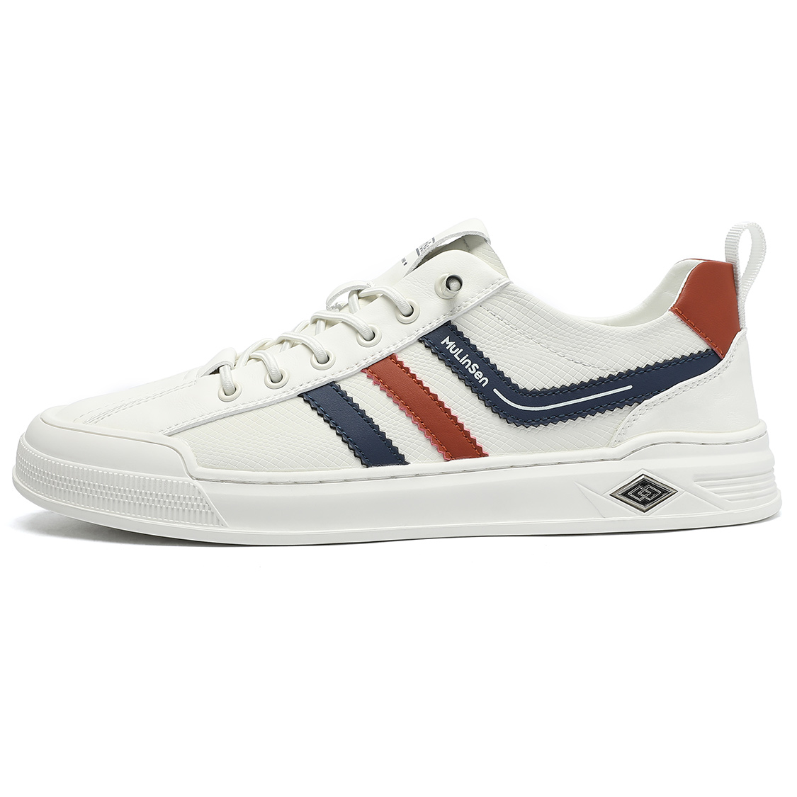 

Износостойкие и легкие низкие мужские кроссовки Mulinsen, White Blue