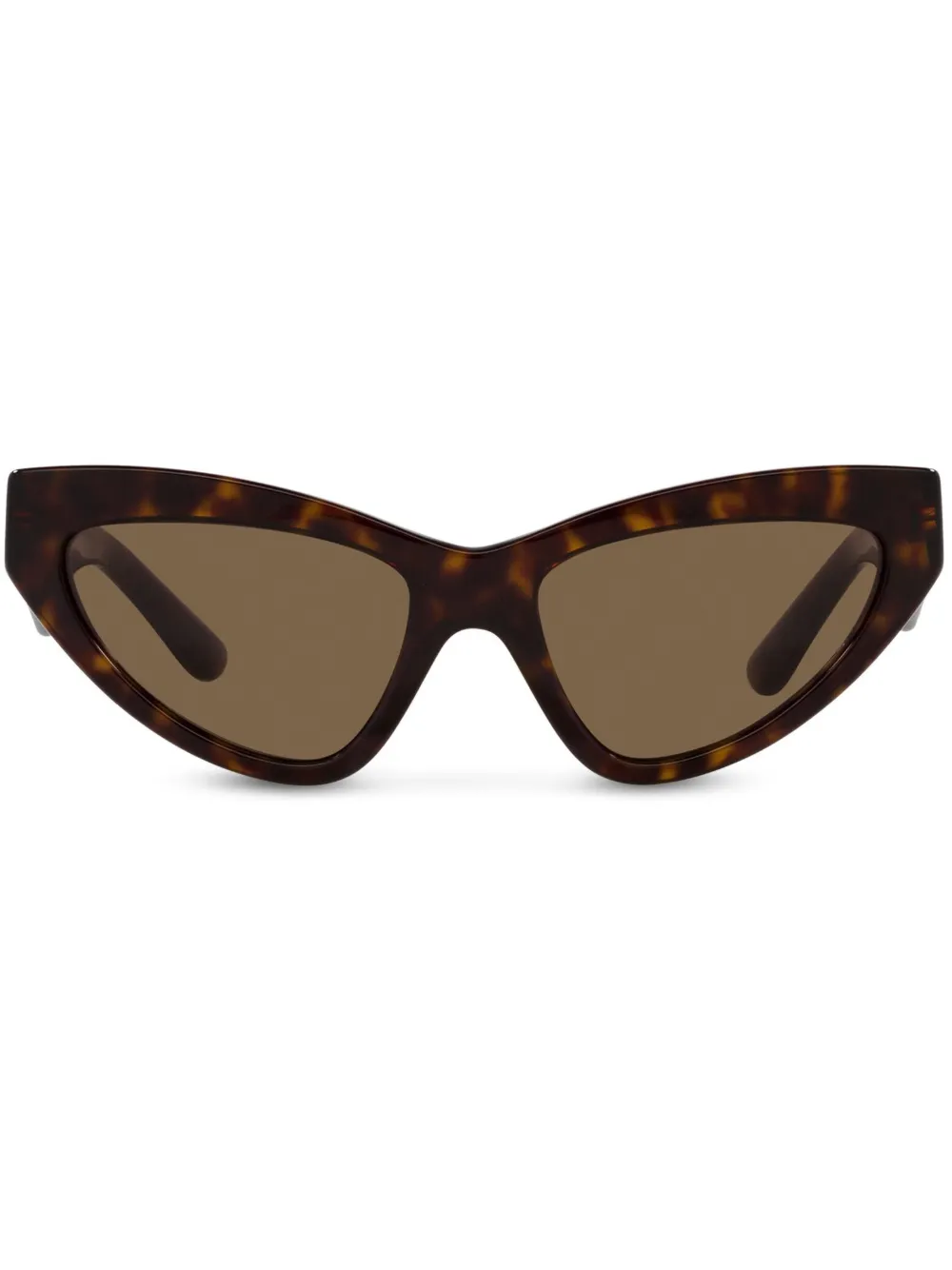 

Солнцезащитные очки DG Crossed в оправе 'кошачий глаз' Dolce & Gabbana Eyewear, коричневый