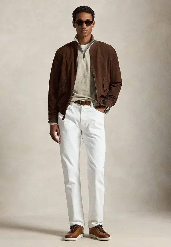 Свитер с четверть-застежкой-молнией Polo Ralph Lauren Estate Rib Quarter Zip Pullover, тосканский бежевый хизер — фото 2
