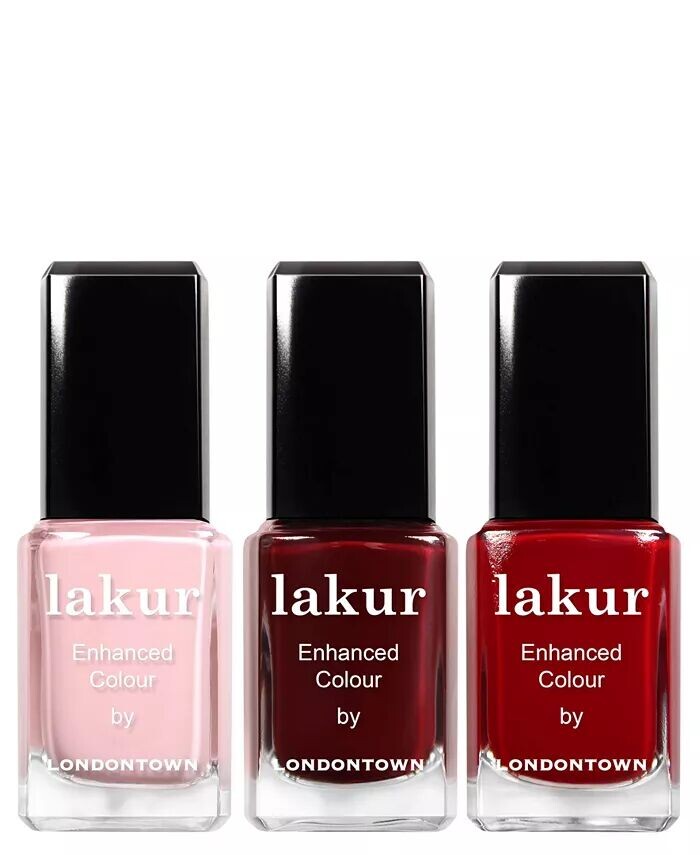 

3 шт. Набор лаков для ногтей Always In Style Lakur Enhanced Color Londontown