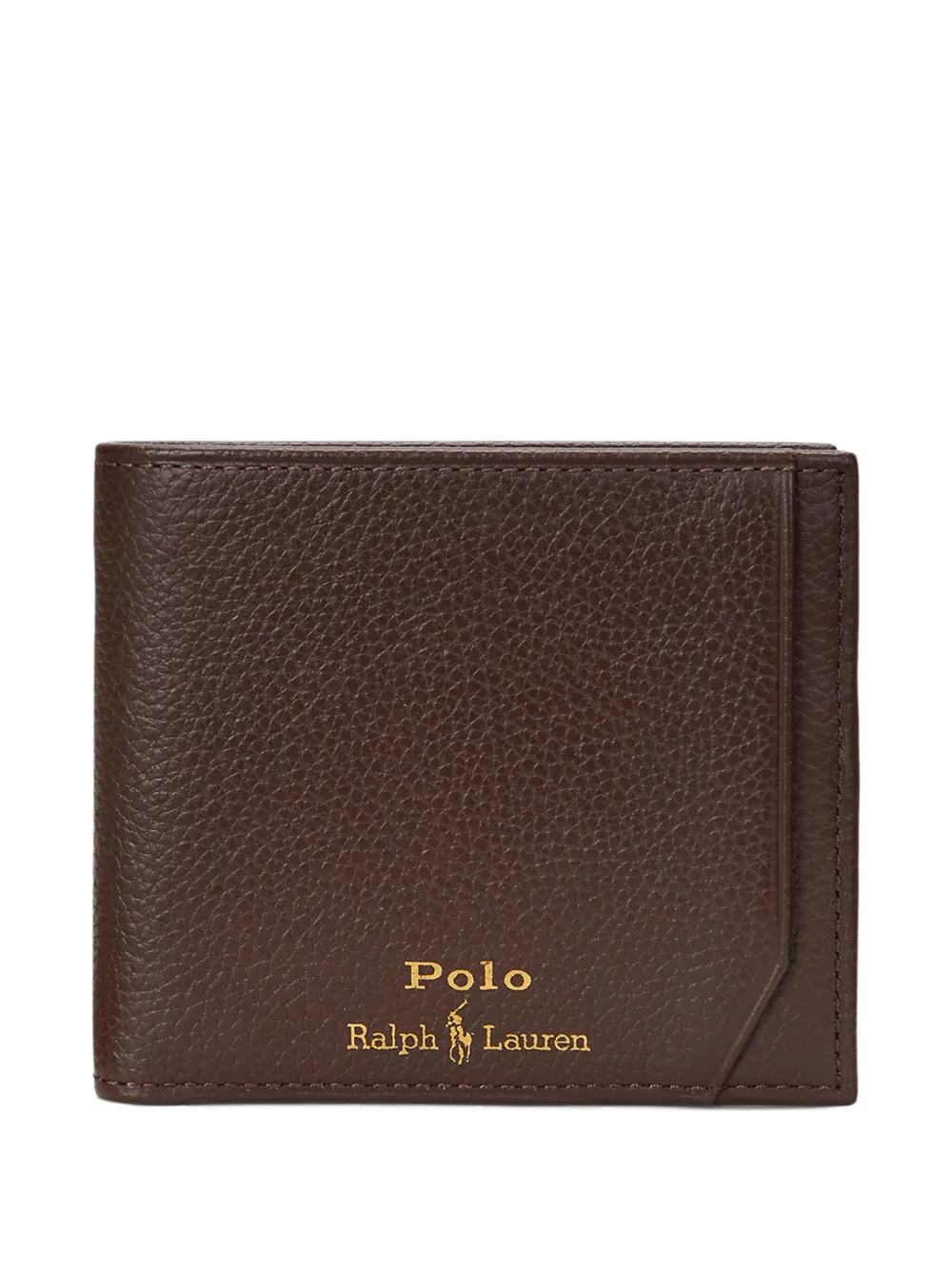 

Фактурный бумажник POLO RALPH LAUREN, коричневый
