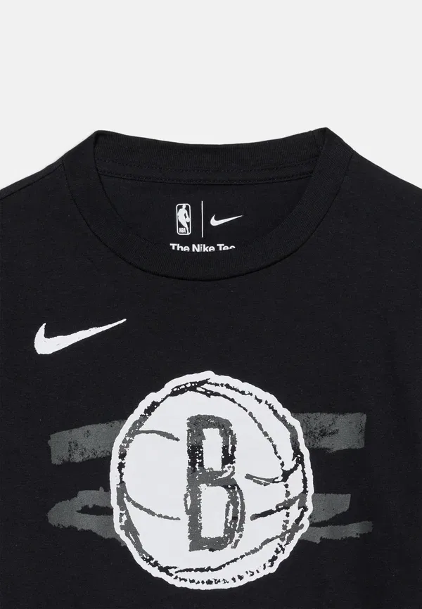 Футболка Nike Performance NBA Brooklyn Nets Tee Print, черный — фото 4